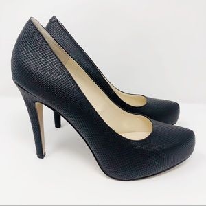 Jessica Simpson Black Platform Heels